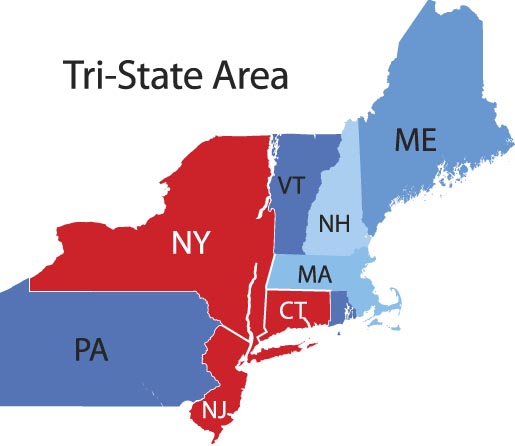 Tri State Area (NY, NJ, CT)